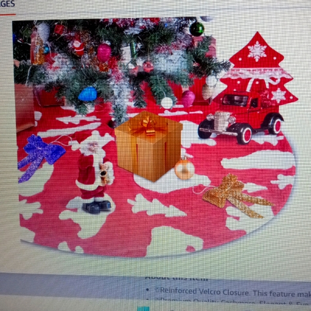 Christmas tree skirt 48 inch